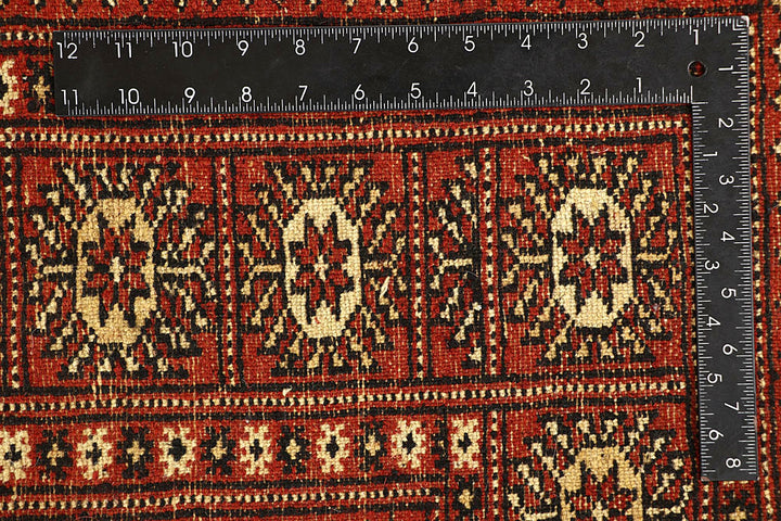 Tomato Bokhara 6' 7 x 8' 2 - No. 59793 - ALRUG Rug Store