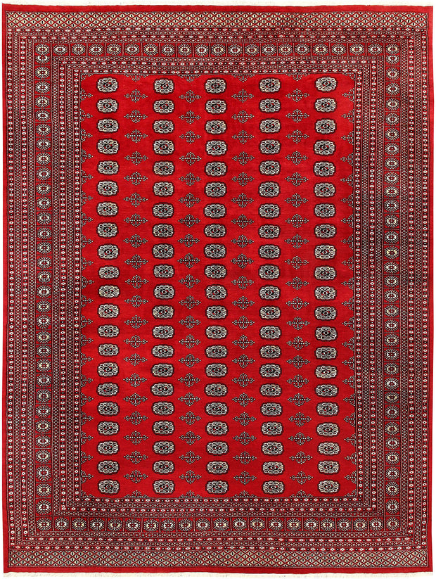 Red Bokhara 9' 4 x 12' 3 - No. 59802 - ALRUG Rug Store