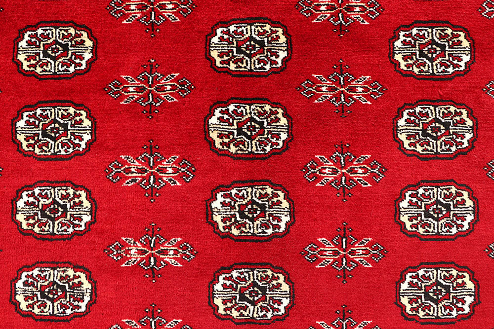 Firebrick Bokhara 9' 1 x 12' 4 - No. 59803 - ALRUG Rug Store