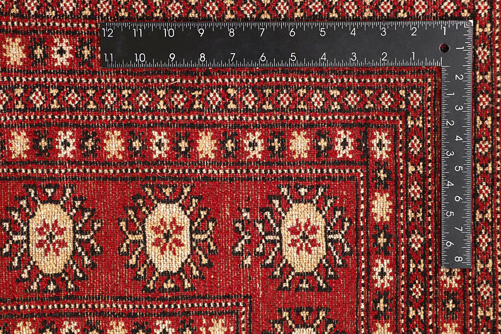 Firebrick Bokhara 9' 1 x 12' 4 - No. 59803 - ALRUG Rug Store