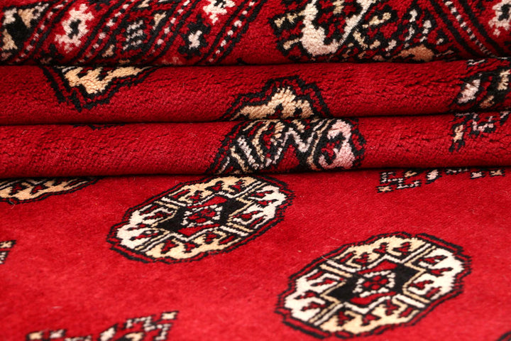 Red Bokhara 9' 1 x 12' 4 - No. 59804 - ALRUG Rug Store