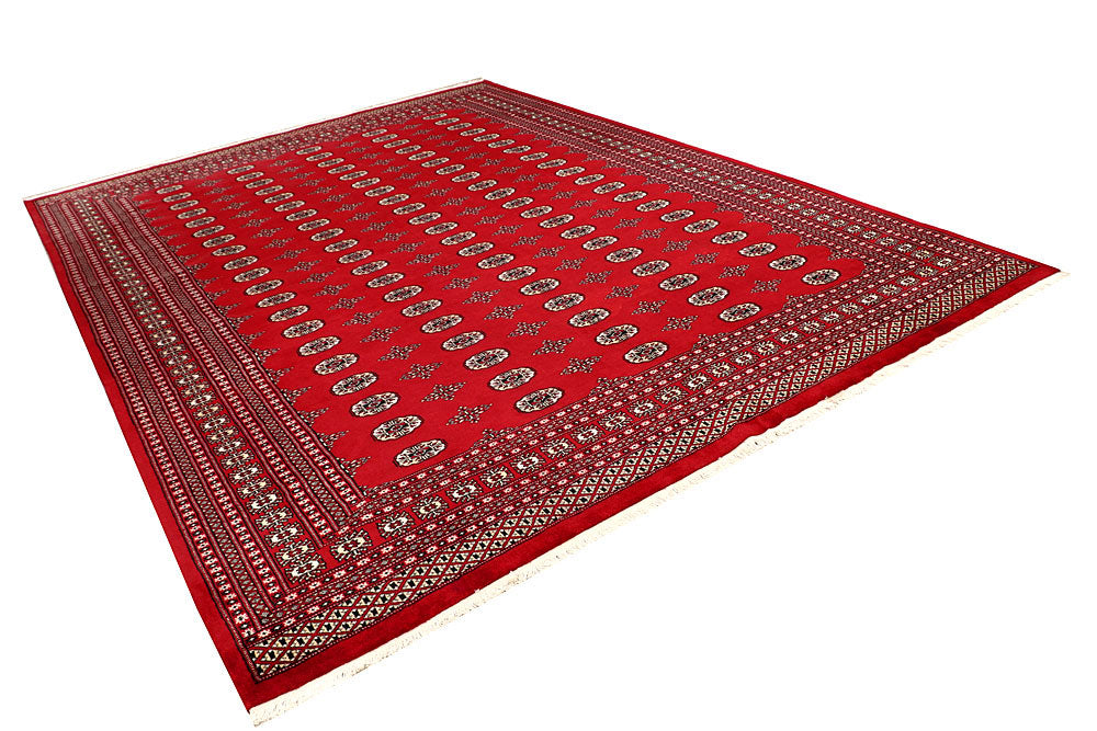 Red Bokhara 9' 1 x 12' 4 - No. 59804 - ALRUG Rug Store