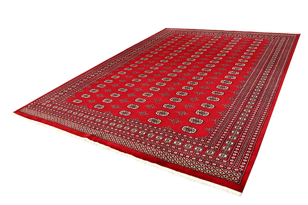 Red Bokhara 9' 1 x 12' 4 - No. 59804 - ALRUG Rug Store