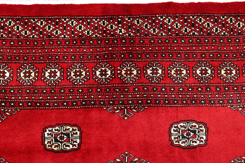 Red Bokhara 8' 11 x 12' 3 - No. 59805 - ALRUG Rug Store