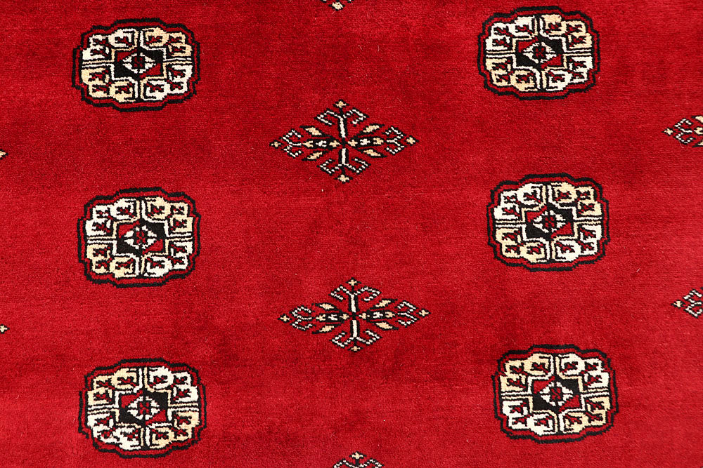 Red Bokhara 8' 11 x 12' 3 - No. 59805 - ALRUG Rug Store