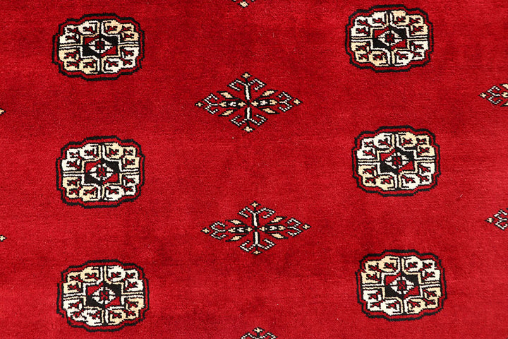 Red Bokhara 8' 11 x 12' 3 - No. 59805 - ALRUG Rug Store