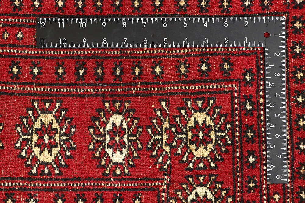 Red Bokhara 8' 11 x 12' 3 - No. 59805 - ALRUG Rug Store
