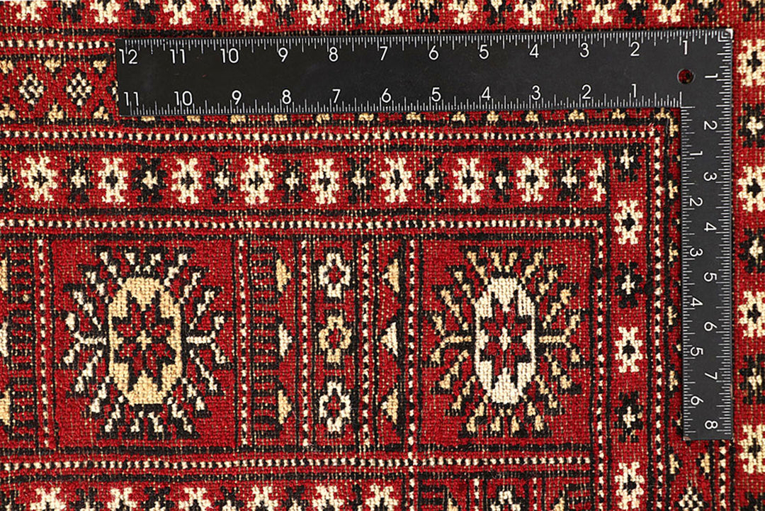 Red Bokhara 9'  1" x 12'  1" - No. QA48873