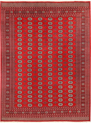 Red Bokhara 9'  1" x 12'  1" - No. QA48873