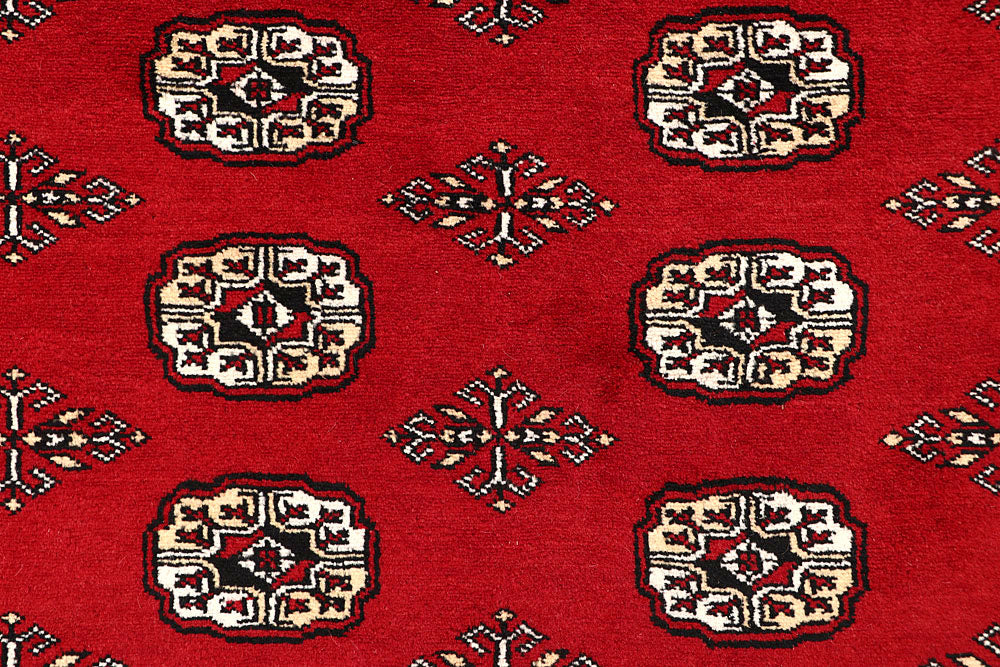 Red Bokhara 8' 10 x 11' 5 - No. 59807 - ALRUG Rug Store