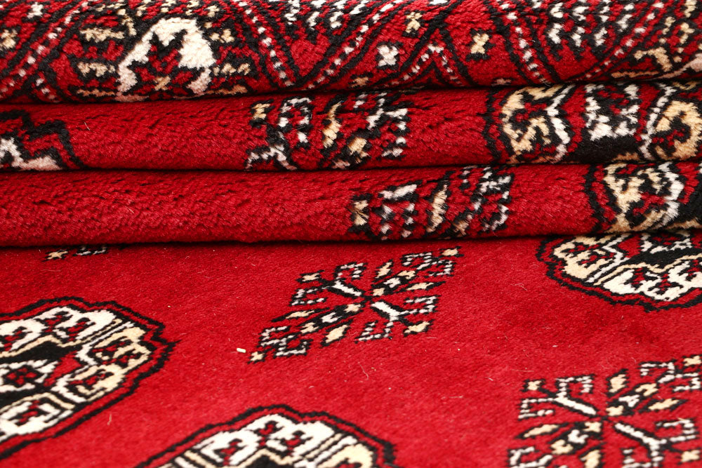 Red Bokhara 8' 10 x 11' 5 - No. 59807 - ALRUG Rug Store