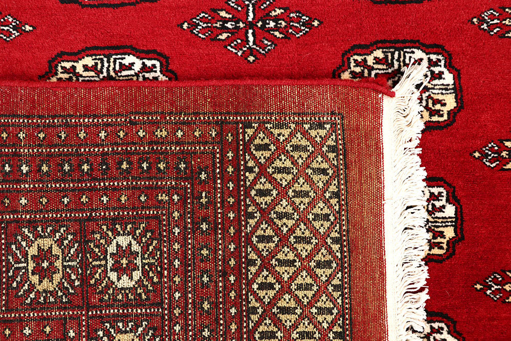 Red Bokhara 8' 10 x 11' 5 - No. 59807 - ALRUG Rug Store