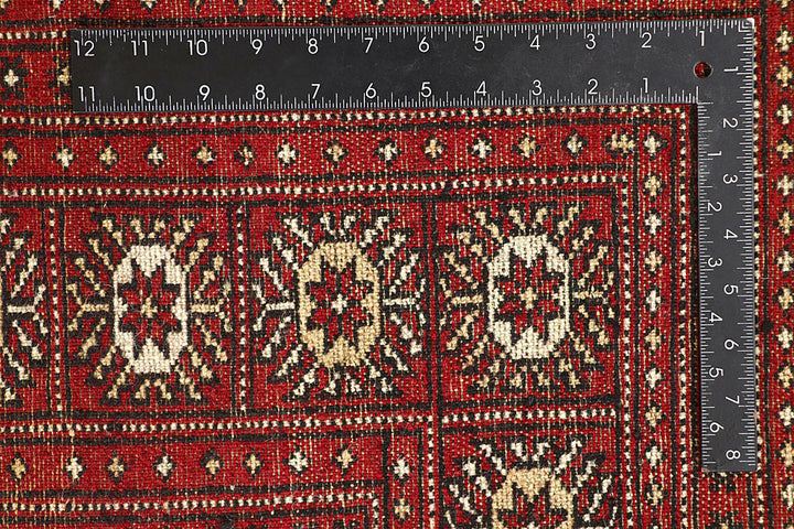 Red Bokhara 8' 10 x 11' 5 - No. 59807 - ALRUG Rug Store