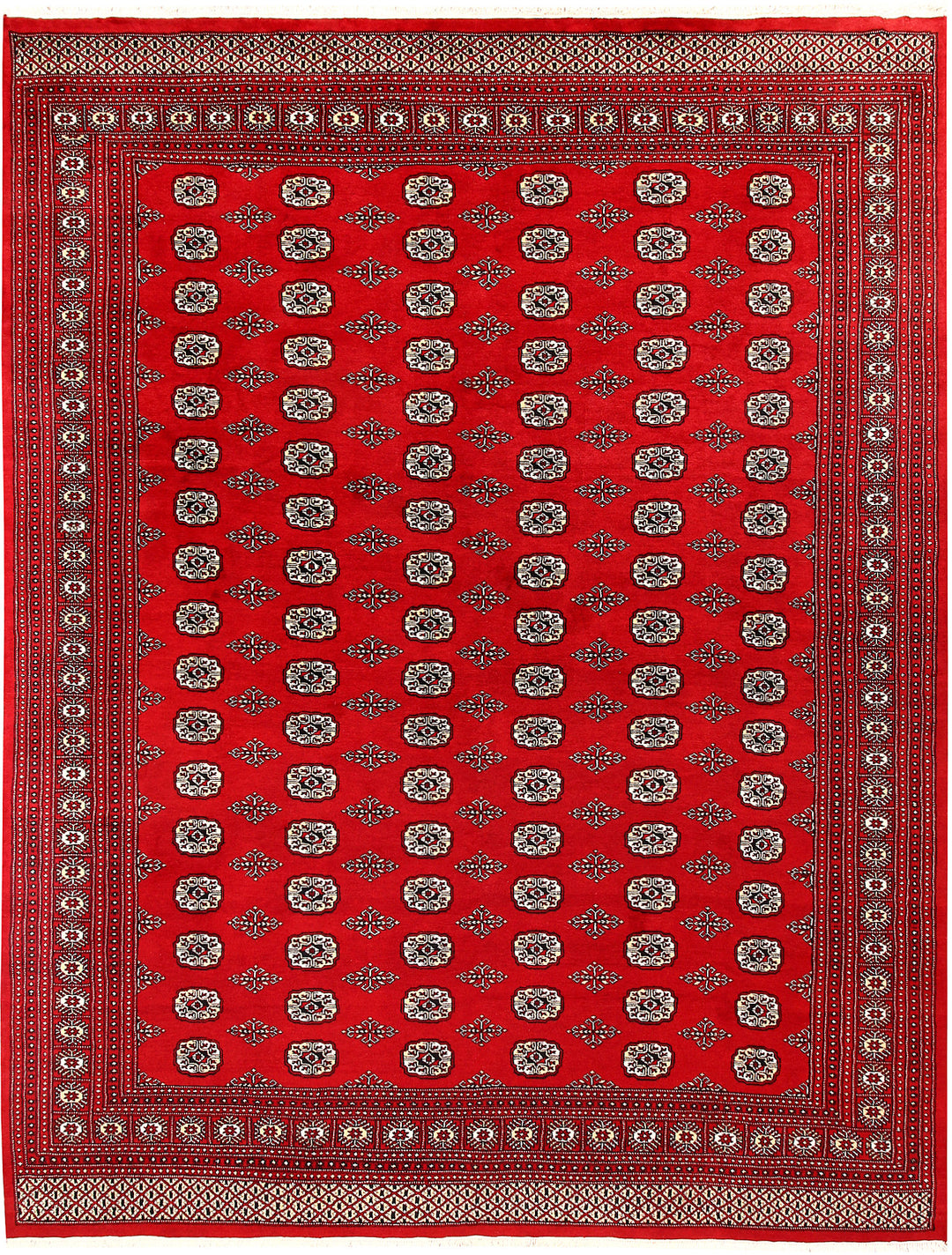 Red Bokhara 8' 10 x 11' 5 - No. 59807 - ALRUG Rug Store
