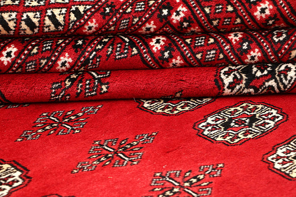 Red Bokhara 9' 3 x 12' 3 - No. 59810 - ALRUG Rug Store