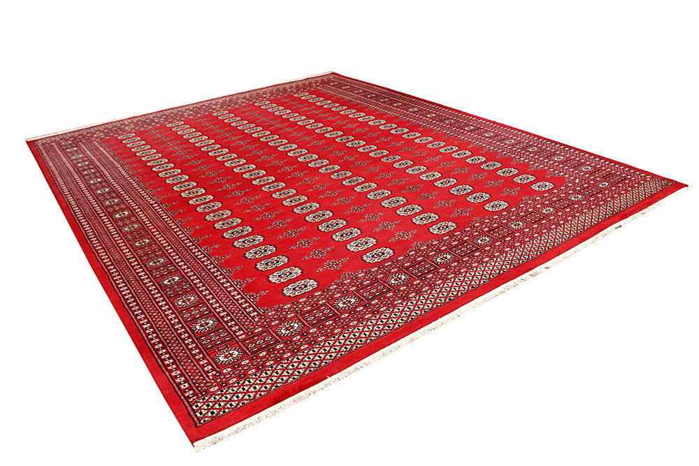 Red Bokhara 9' 3 x 12' 3 - No. 59810 - ALRUG Rug Store