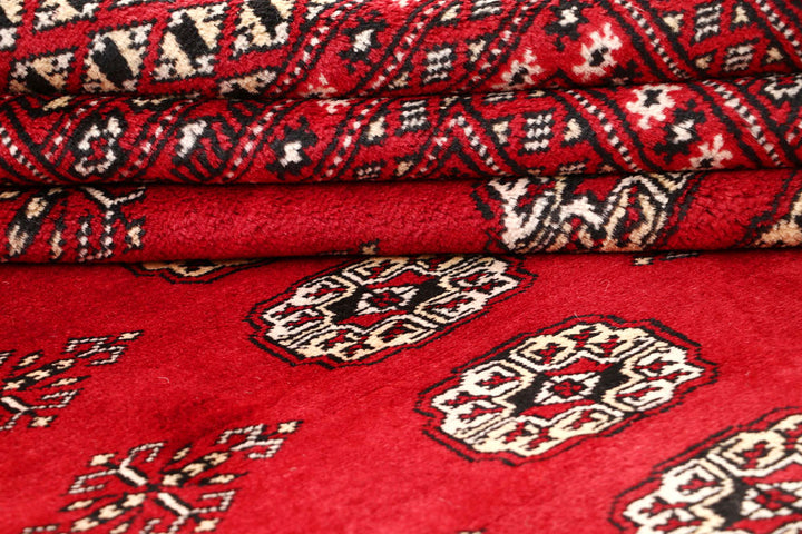 Red Bokhara 9' 1 x 11' 11 - No. 59812 - ALRUG Rug Store