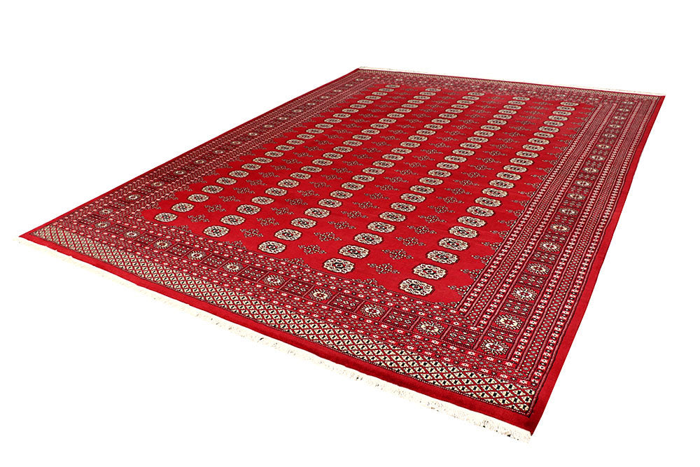 Red Bokhara 9' 1 x 11' 11 - No. 59812 - ALRUG Rug Store