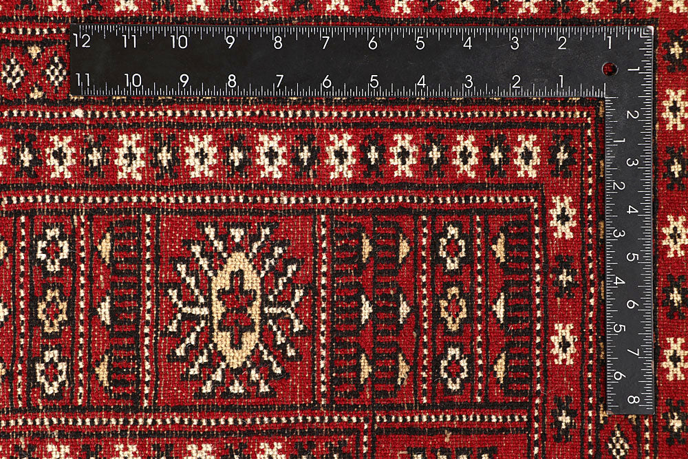 Red Bokhara 9' 1 x 11' 11 - No. 59812 - ALRUG Rug Store