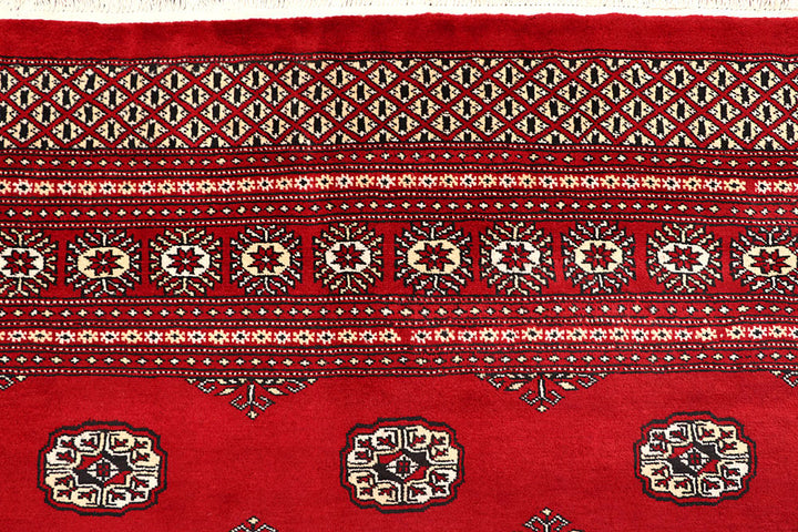 Red Bokhara 9' 1 x 11' 11 - No. 59813 - ALRUG Rug Store