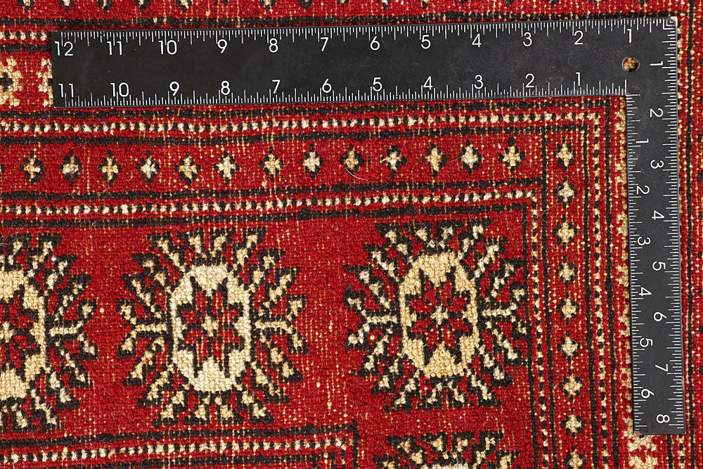 Red Bokhara 9' 1 x 11' 11 - No. 59813 - ALRUG Rug Store