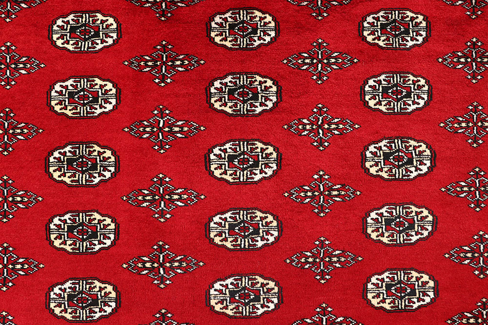 Red Bokhara 9' x 11' 10 - No. 59815 - ALRUG Rug Store