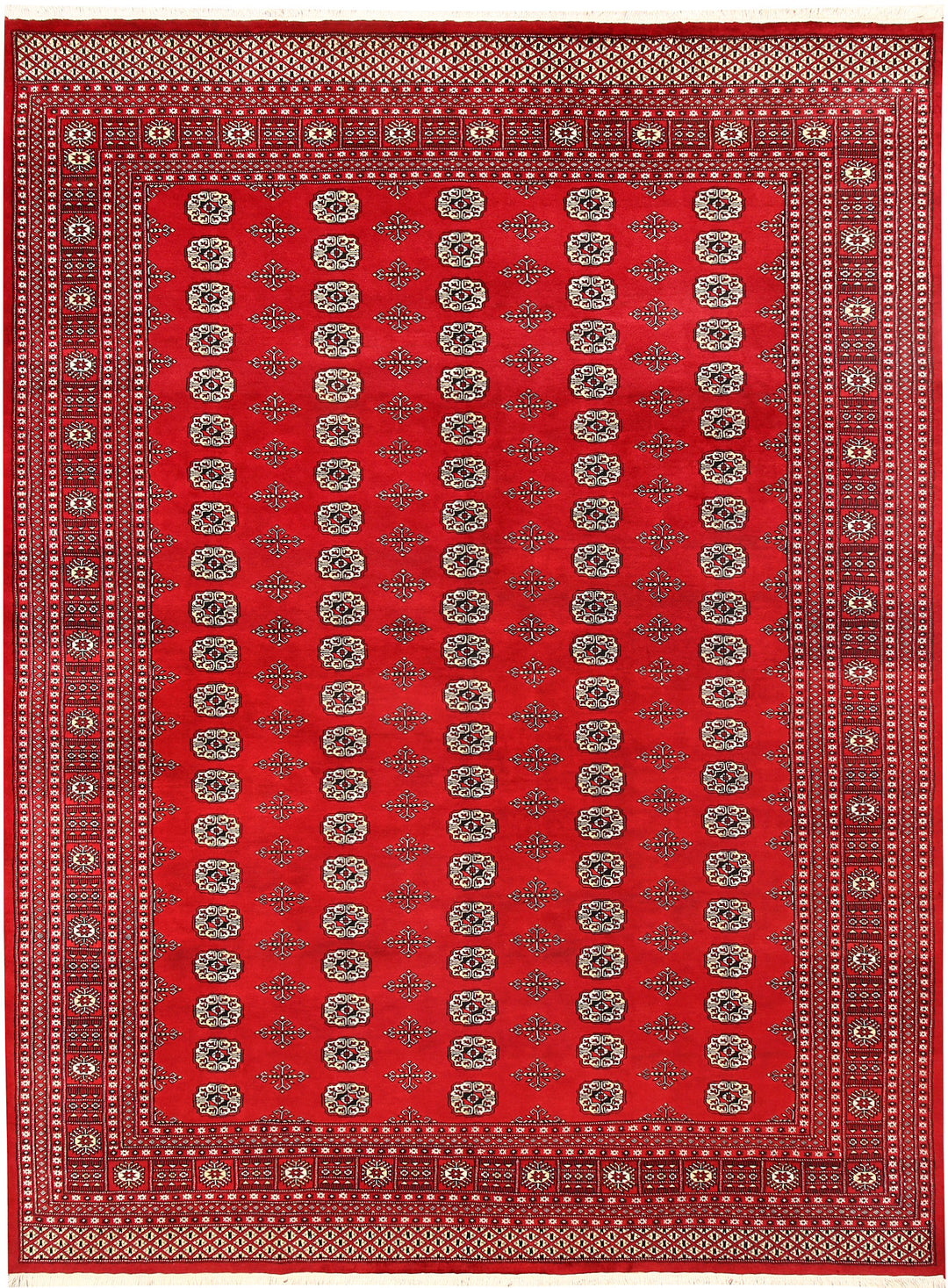 Red Bokhara 9' 3 x 12' 4 - No. 59818 - ALRUG Rug Store