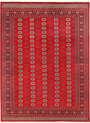 Red Bokhara 9'  3" x 12'  4" - No. QA32748