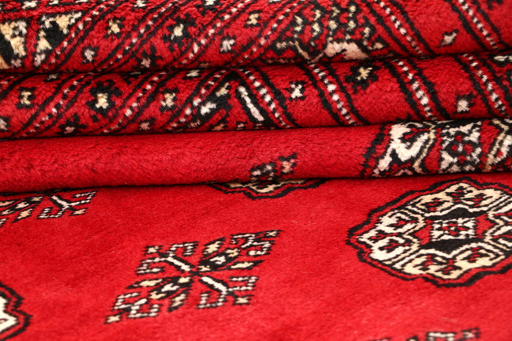 Red Bokhara 9' 2 x 12' - No. 59822 - ALRUG Rug Store