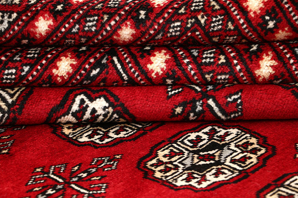 Red Bokhara 9' 1 x 12' 2 - No. 59823 - ALRUG Rug Store