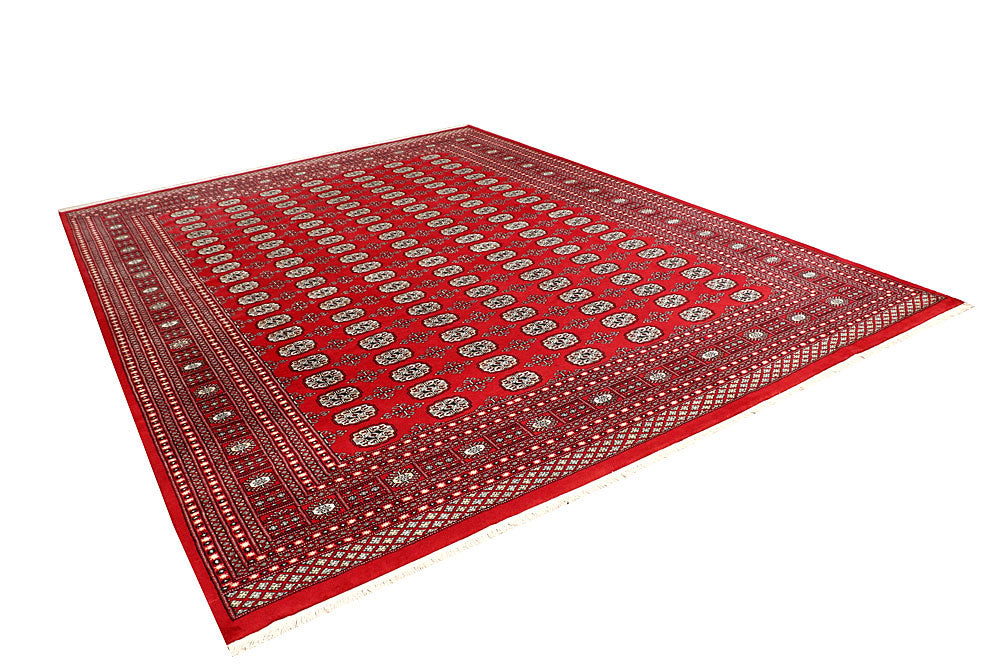 Red Bokhara 9' 1 x 12' 2 - No. 59823 - ALRUG Rug Store