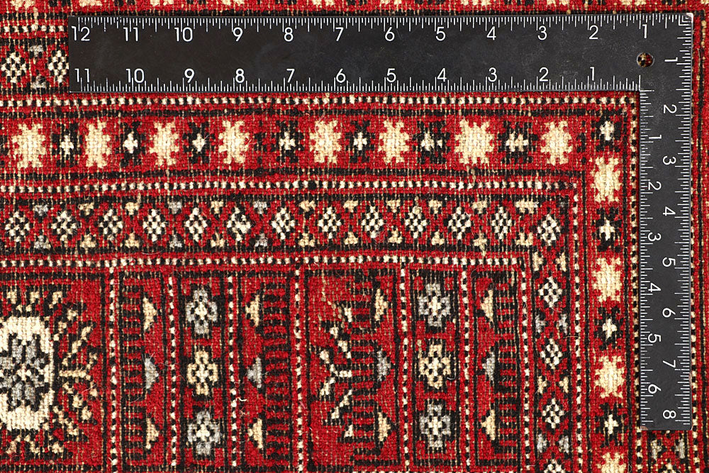 Red Bokhara 9' 1 x 12' 2 - No. 59823 - ALRUG Rug Store