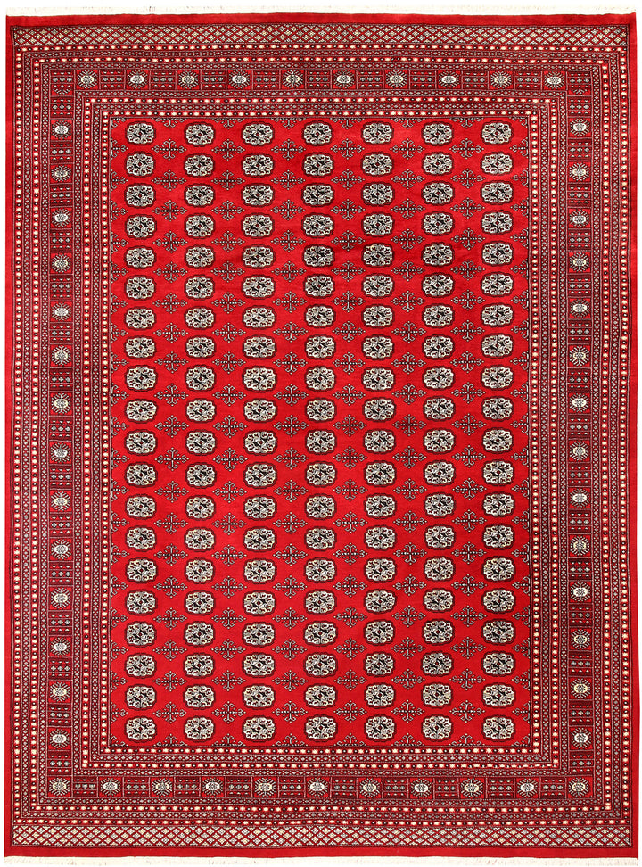 Red Bokhara 9' 1 x 12' 2 - No. 59823 - ALRUG Rug Store