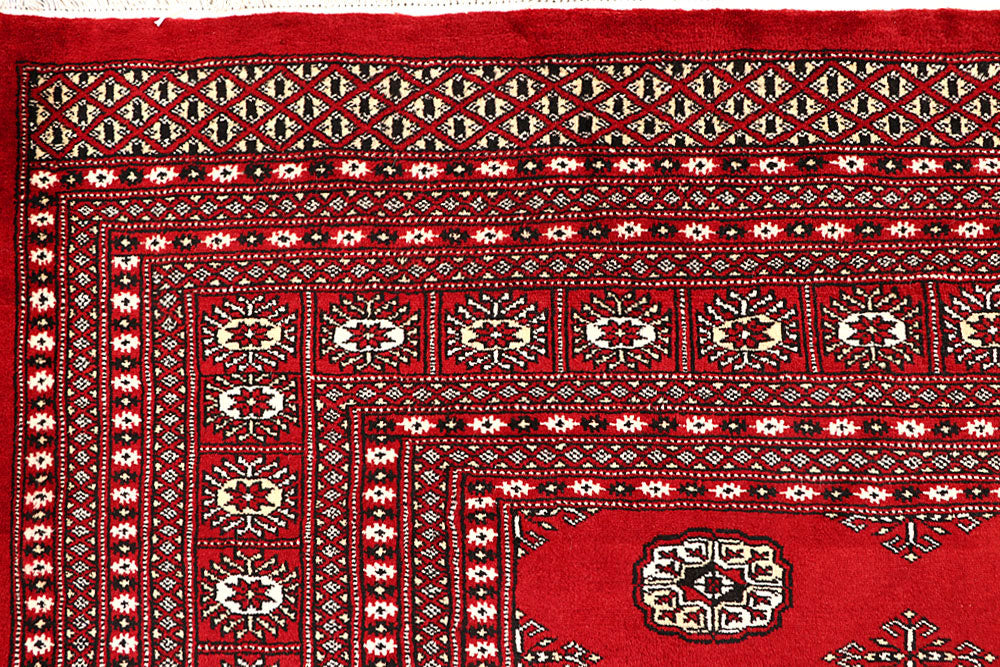 Red Bokhara 9' 3 x 12' 2 - No. 59825 - ALRUG Rug Store