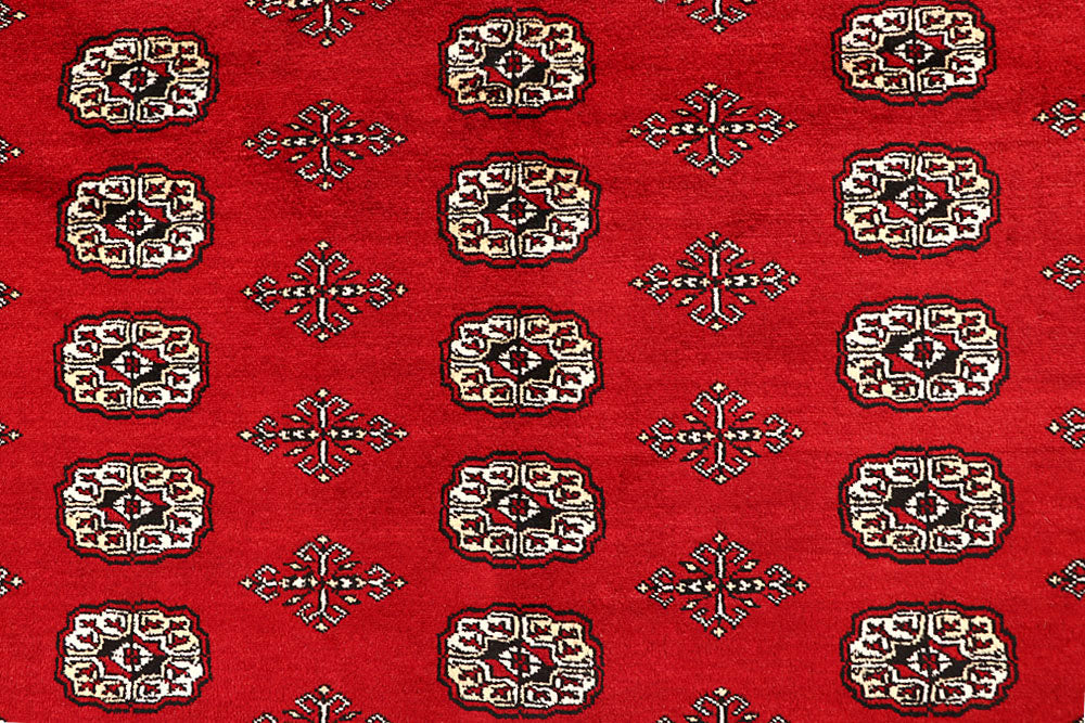 Red Bokhara 9' 3 x 12' 2 - No. 59825 - ALRUG Rug Store