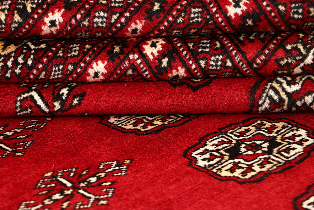 Red Bokhara 9' 3 x 12' 2 - No. 59825 - ALRUG Rug Store