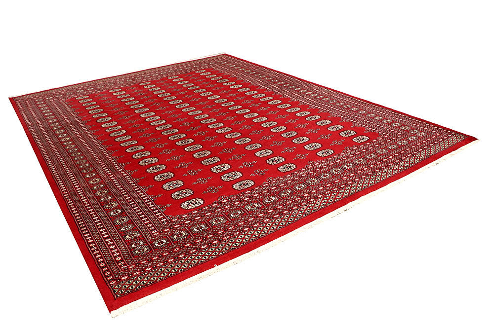 Red Bokhara 9' 3 x 12' 2 - No. 59825 - ALRUG Rug Store