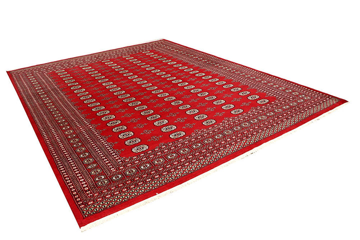 Red Bokhara 9' 3 x 12' 2 - No. 59825 - ALRUG Rug Store