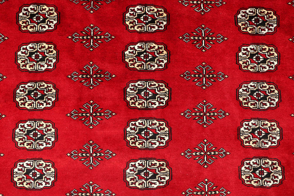 Red Bokhara 9' 2 x 12' 6 - No. 59827 - ALRUG Rug Store