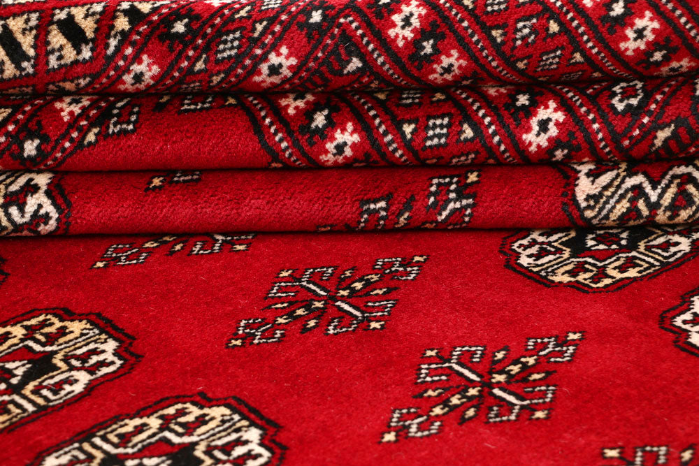 Red Bokhara 9' 2 x 12' 6 - No. 59827 - ALRUG Rug Store