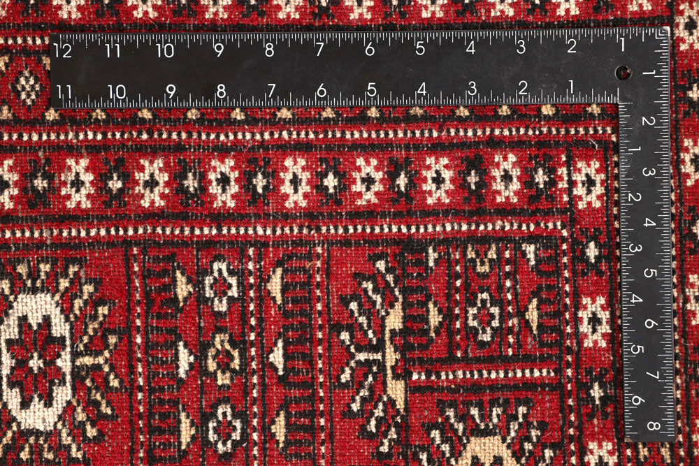 Red Bokhara 9' 2 x 12' 6 - No. 59827 - ALRUG Rug Store
