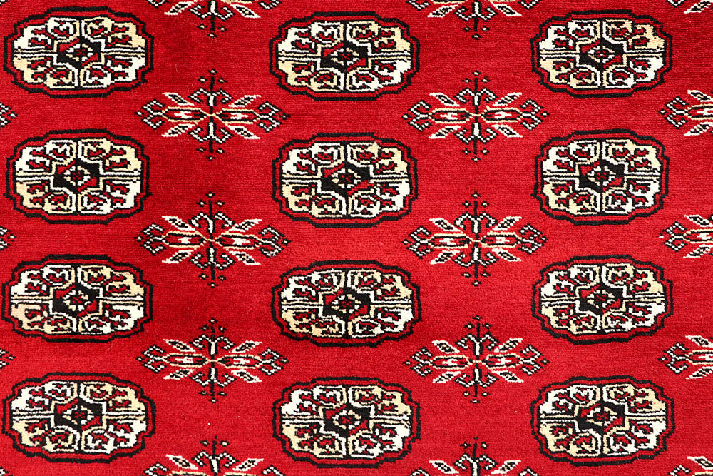Red Bokhara 9' 1 x 12' 6 - No. 59829 - ALRUG Rug Store