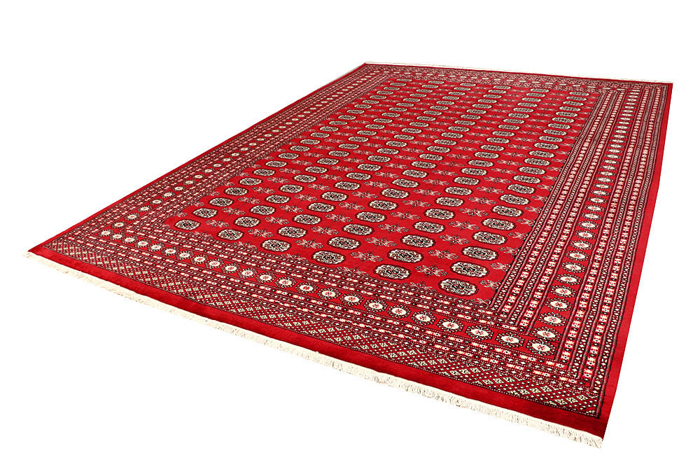 Red Bokhara 9' 1 x 12' 6 - No. 59829 - ALRUG Rug Store