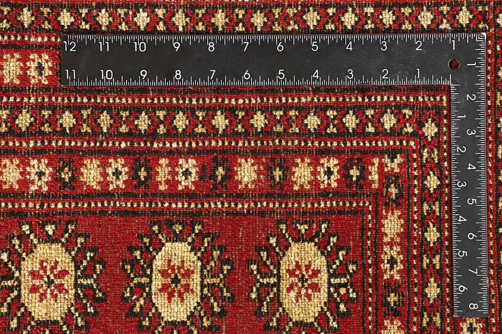 Red Bokhara 9' 1 x 12' 6 - No. 59829 - ALRUG Rug Store