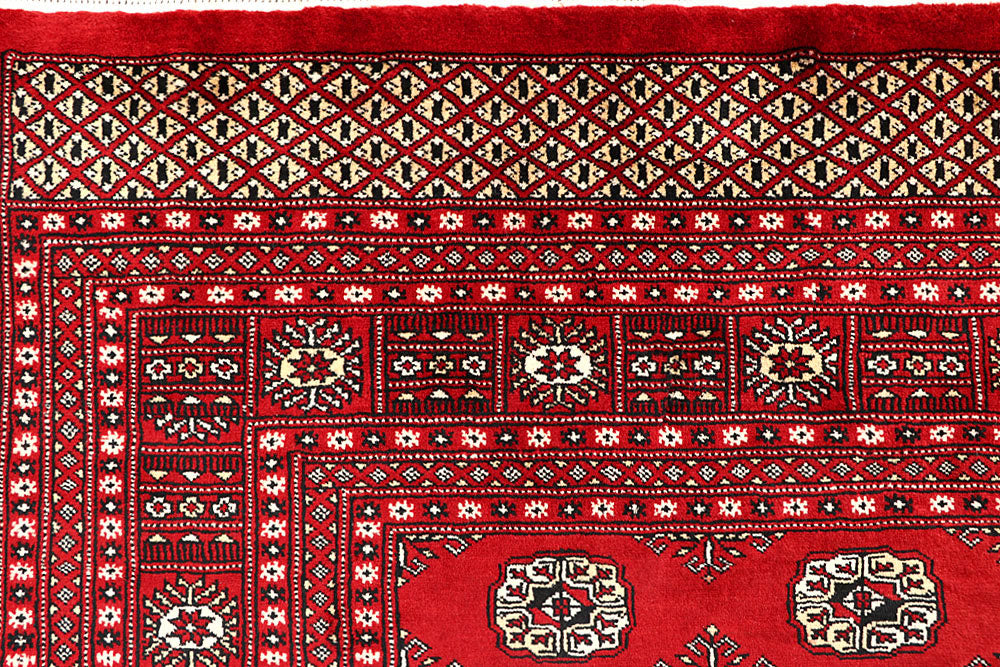Red Bokhara 8' 11 x 12' 6 - No. 59831 - ALRUG Rug Store