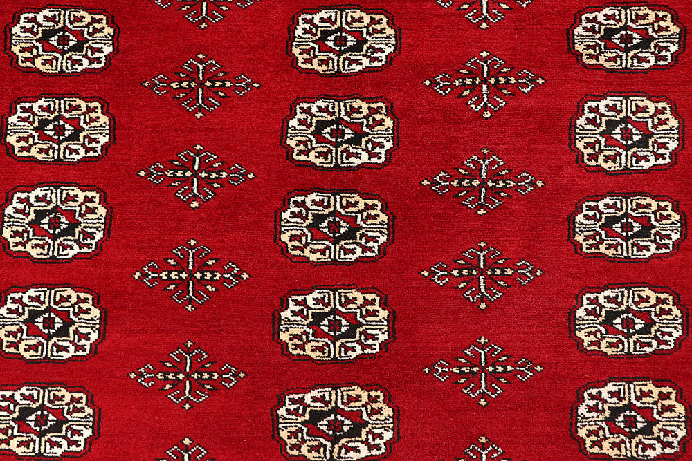 Red Bokhara 9' 2 x 11' 11 - No. 59832 - ALRUG Rug Store