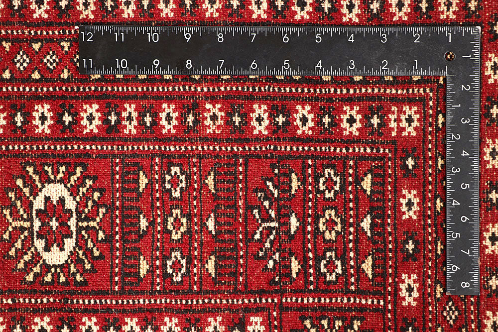 Red Bokhara 9' 2 x 11' 11 - No. 59832 - ALRUG Rug Store