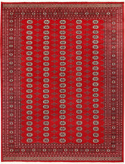 Red Bokhara 9' 2 x 11' 11 - No. 59832 - ALRUG Rug Store