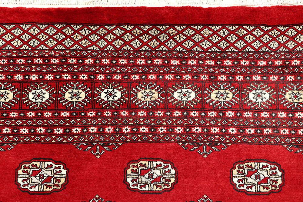 Red Bokhara 9' 3 x 12' 4 - No. 59833 - ALRUG Rug Store