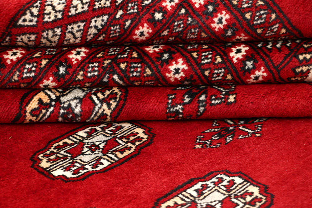 Red Bokhara 9' 3 x 12' 4 - No. 59833 - ALRUG Rug Store